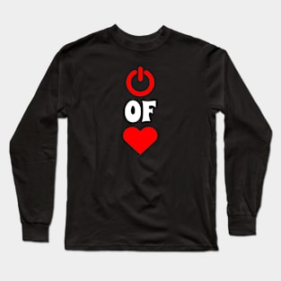 Power Of Love Pictogram Long Sleeve T-Shirt